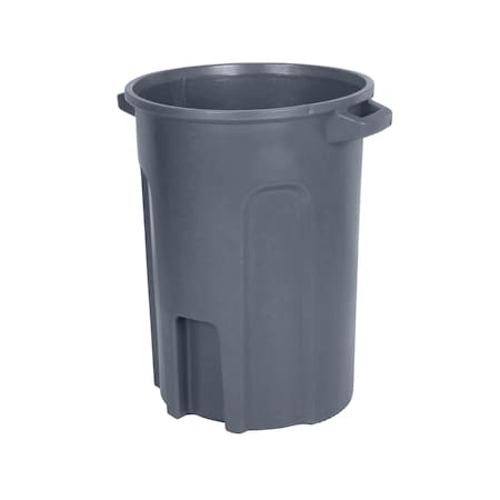 Toter 32 Gal. Round Trash Can w/ Lift Handle, Dark Gray Granite RND32-B0149